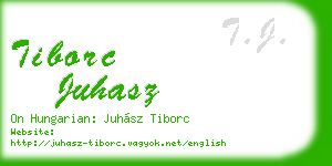 tiborc juhasz business card